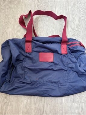Marc By Marc Jacobs Navy and Magenta Weekend Tote
